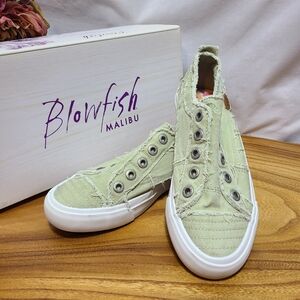 Blowfish Malibu Smoked Avacado Slip-On Canvas Sneakers